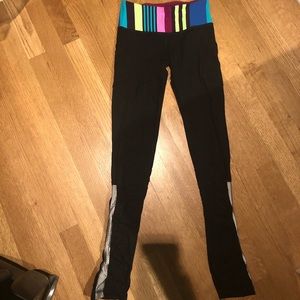 Black reflective ivivva leggings